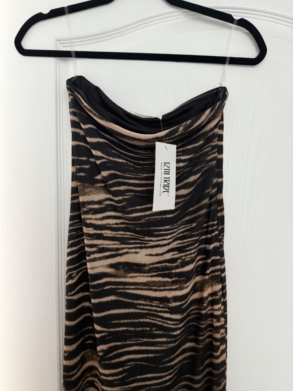 NWT - Striped Fitted Maxi - Picture 4 of 5